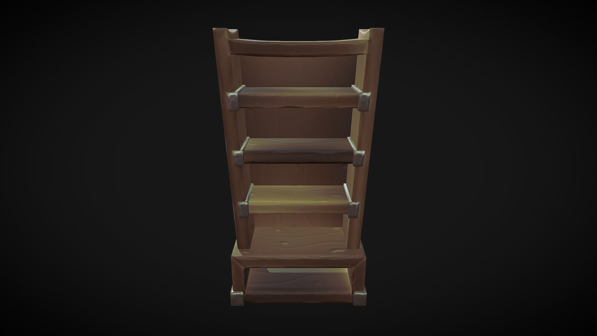 Stylized Bookshelf - Download Free 3D model by hildegunstdermythenmetz ...