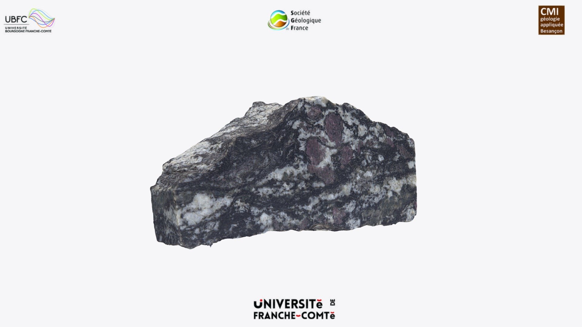 Migmatite Desix Download Free 3D model by Société Géologique de Migmatite Desix Download Free 3D model by Société Géologique de
