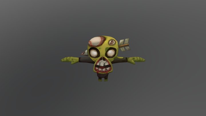 Zombie Tran Trung Hieu Final 3D Model
