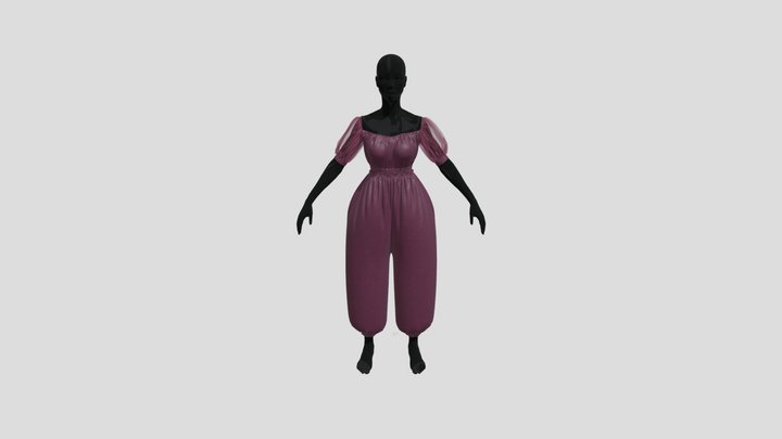 Balloon Suit, Pour Rien 3D Model