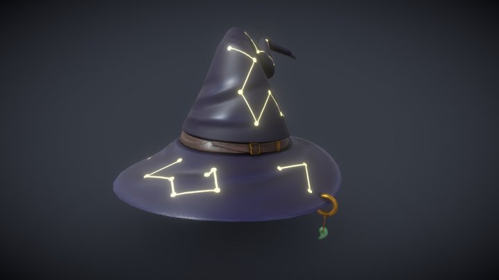 Wizard Hat 3D Model
