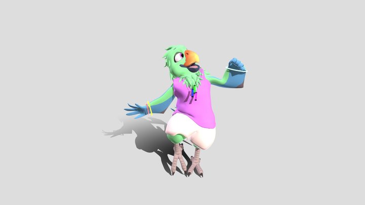 Festa the Bird 3D Model