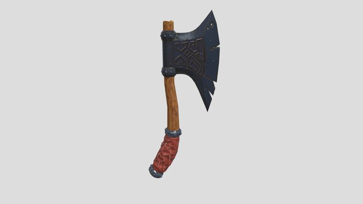 Stylized axe – Free 3D Model STL
