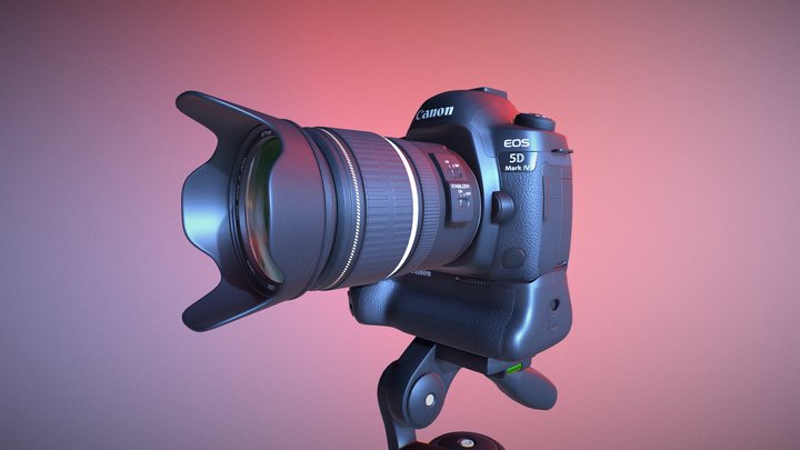 Canon 5d mark IV 3D Model