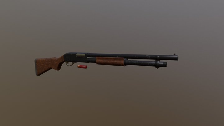 Remington 870 Classic 3D Model