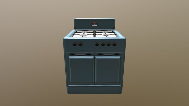 Old Cooker 3D Model