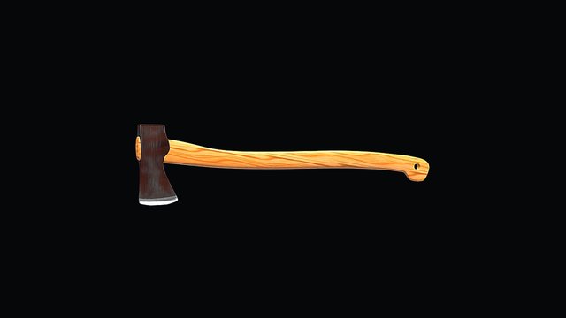gransfors bruks scandinavian forest axe 3D Model