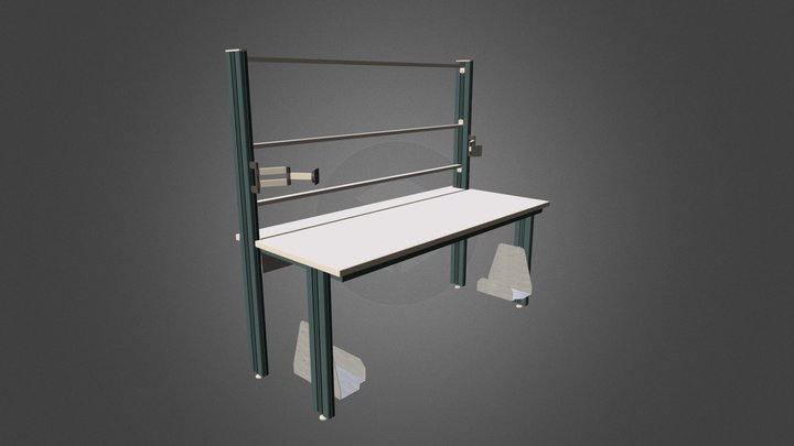 JTInterior- Computer Table 3D Model