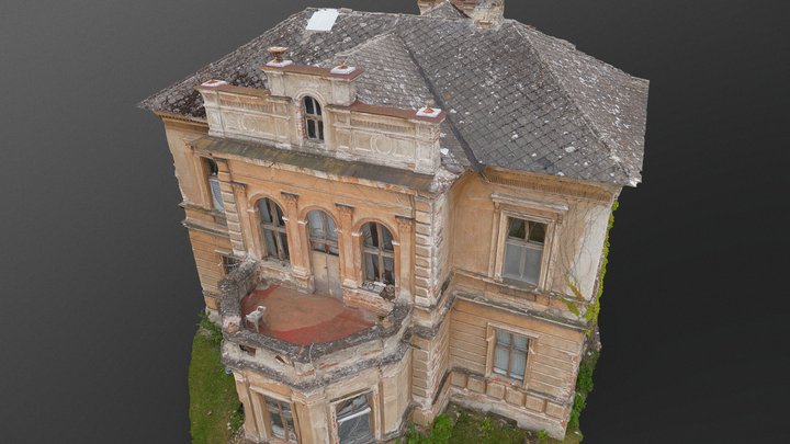 Unfinished villa ruin 3D Model