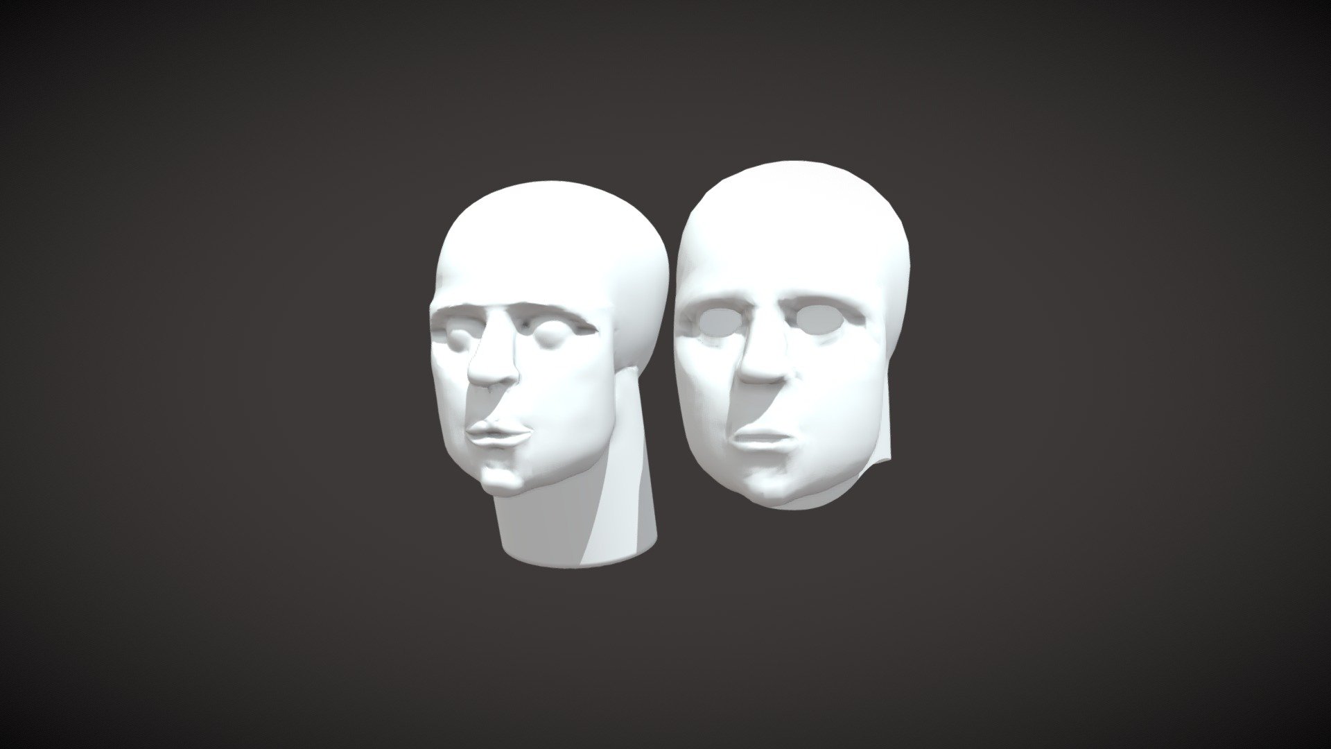 [Modeling] Modelado de cabeza + Retopología