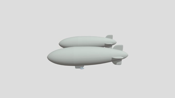 Airships 3D Model