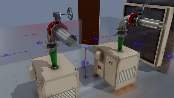 APGN NX30 Turbo Blowers-(EAR-100-C) 3D Model