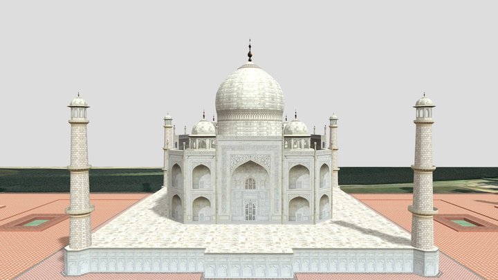 Taj Mahal 3D Model