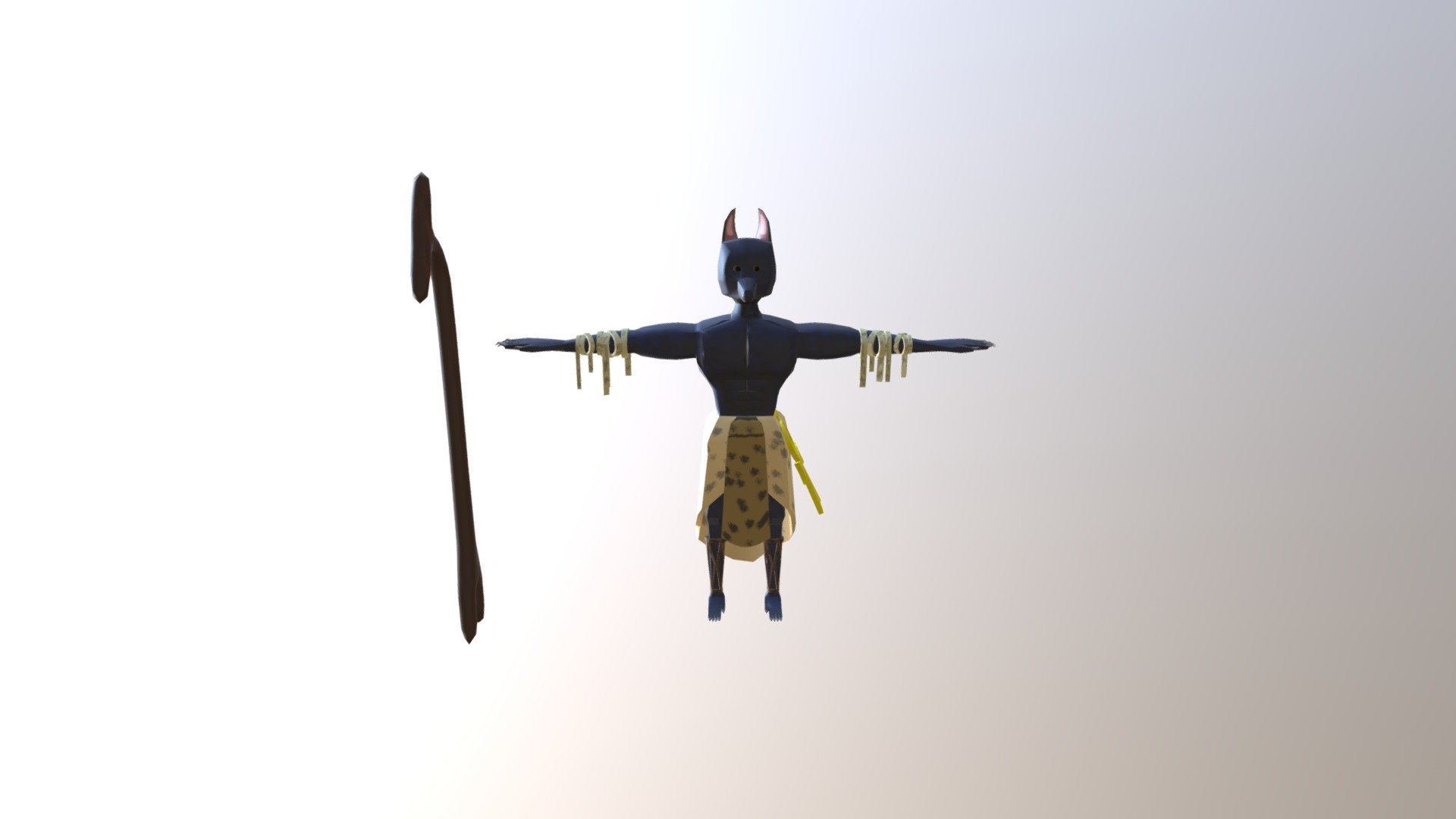 Anubis - 3D model by AbelN [cf2aa4d] - Sketchfab