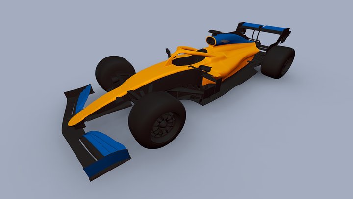 McLaren MCL35M F1 3D Model