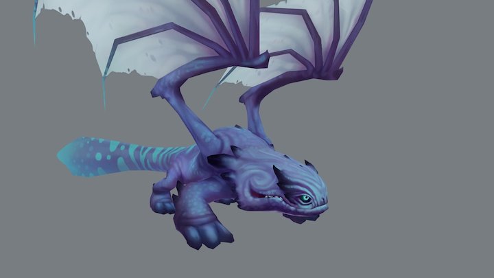 Salamander-Dragon 3D Model