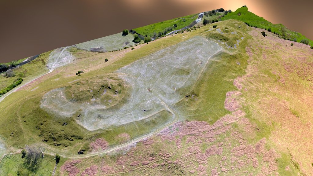 Castle Bank Castles and Hillfort, Cefnllys