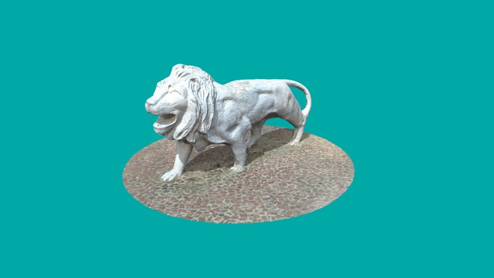 Estátua do Leão do Gonzaga 3D Model