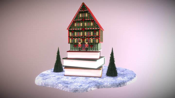 christmas House 3D Model
