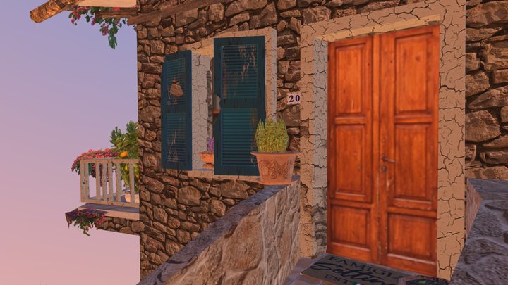 DAE Diorama - By the ocean 3D Model