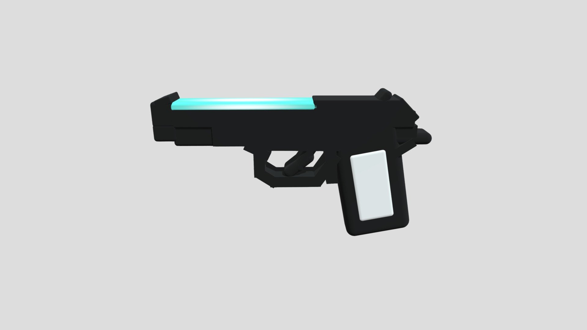low poly pistol (Bean Bois)
