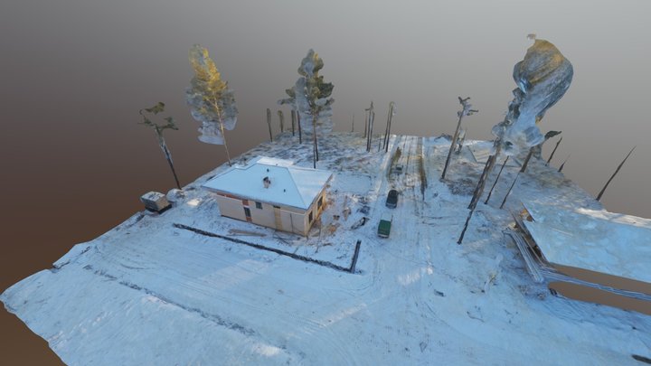 3д дом патроны парк 3D Model