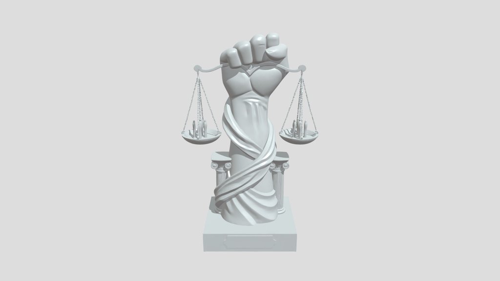 Civil rights justice sculpture