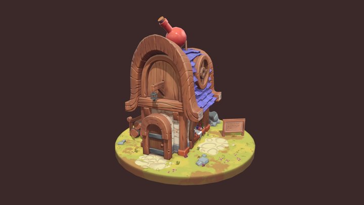 2024.03 potion house 3D Model