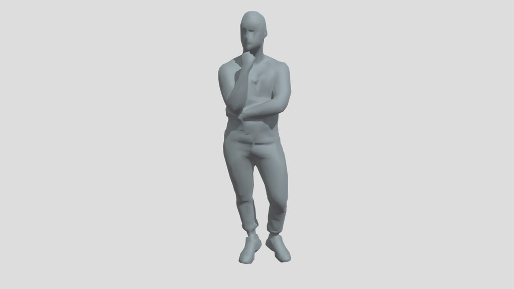 Lowpoly Male Standing