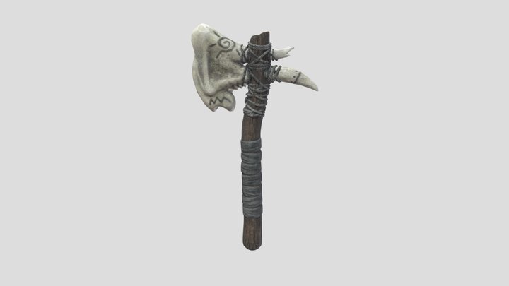 BONE AXE 3D Model