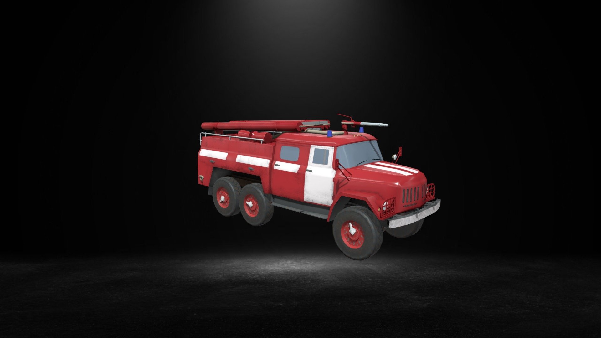 Ватрогасни камион - 3D model by 3D animacija (@alekkavcic) [cf2f3f4 ...