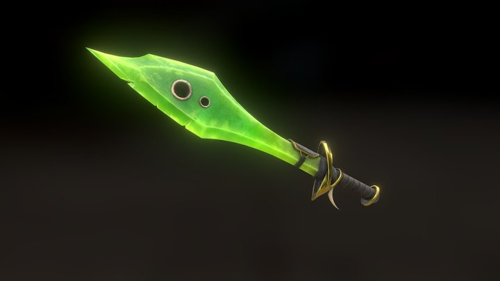 Crustal Sword 3D Model