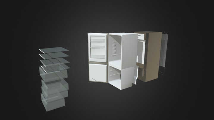 fridge 3D Model