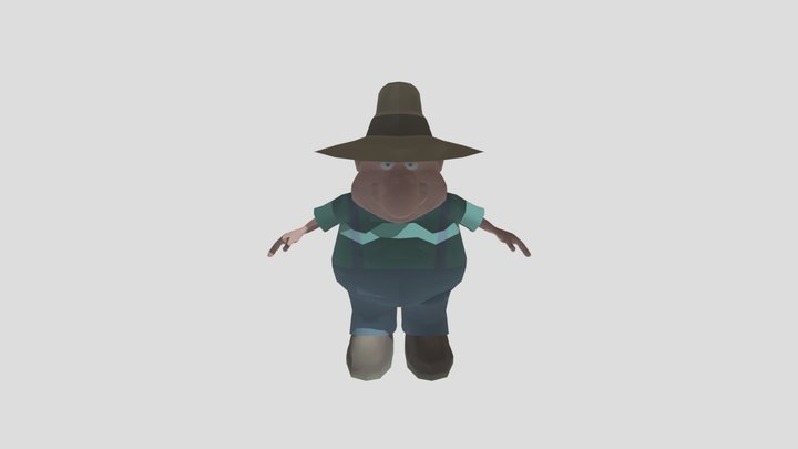 Farmer 3D Model