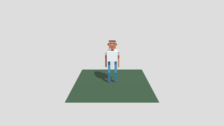 Lester Laughing 3D Model