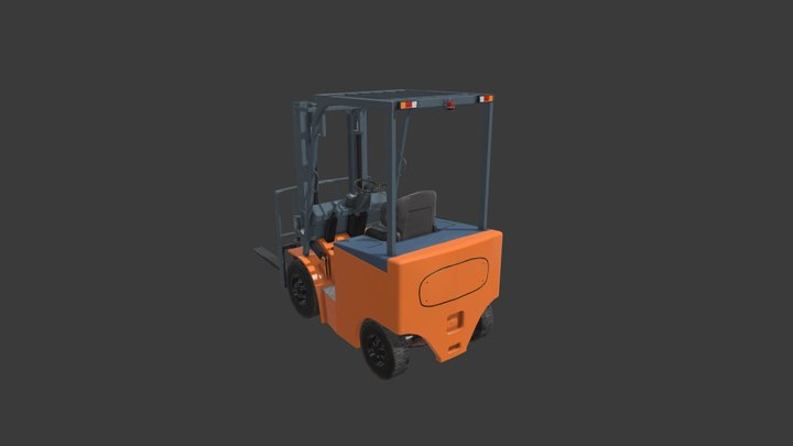Forklift 3D Model