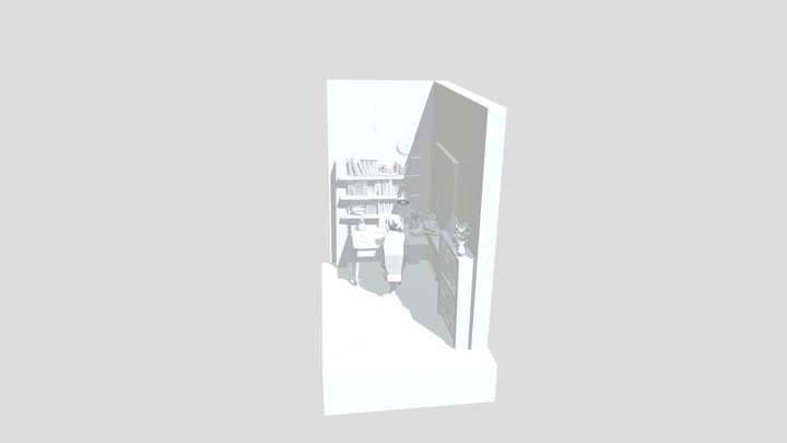 Juan Pablo Machado’s Lo Fi Study Girl 3D Model