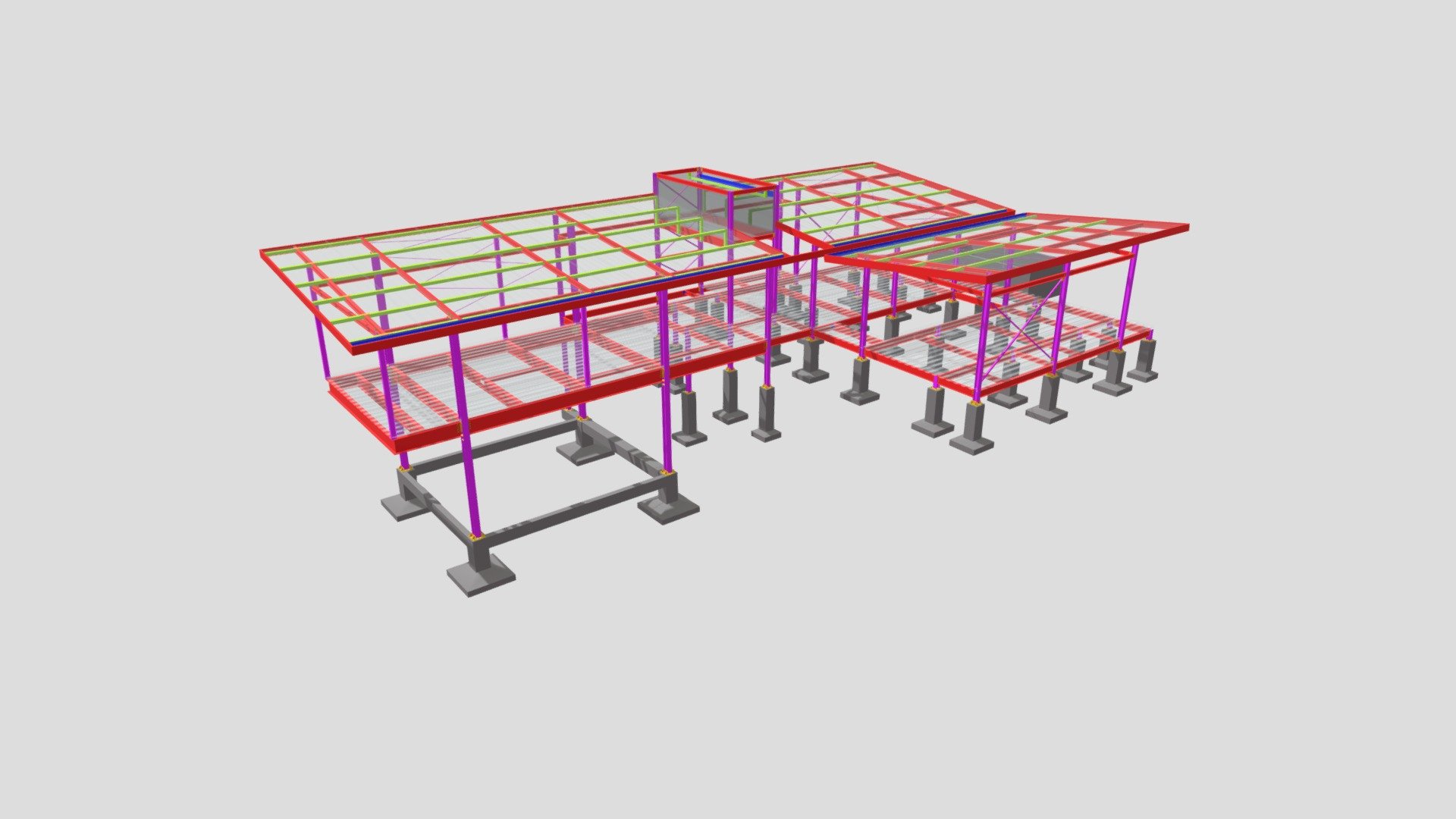 Residência em Aço - 296m² - P-32-2023 — Sketchfab embed 3D viewer