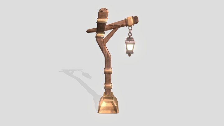 Magic fantasy Latern 3D Model