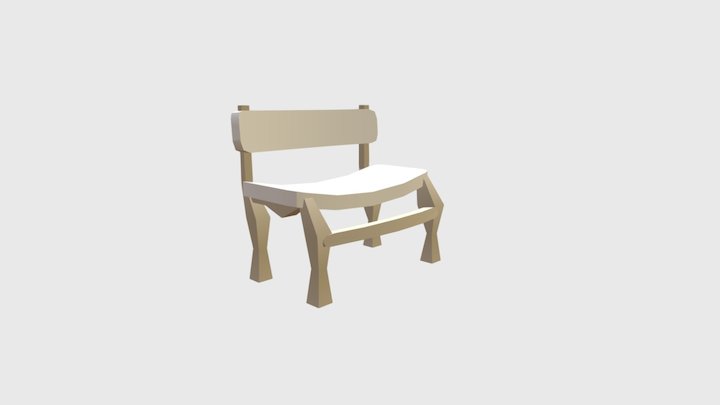 奇怪歪歪椅 3D Model