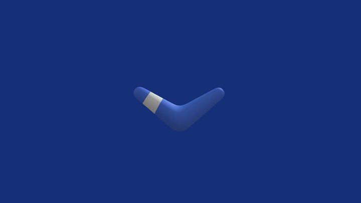 Boomerang – Kostenloses 3D-Modell STL