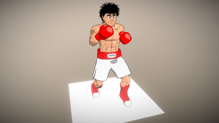 Hajime no Ippo figure 3D model 3D printable