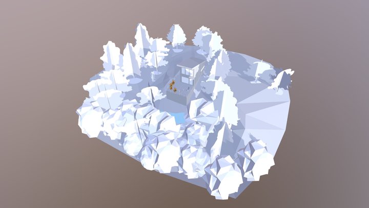 Lake House 3D Model