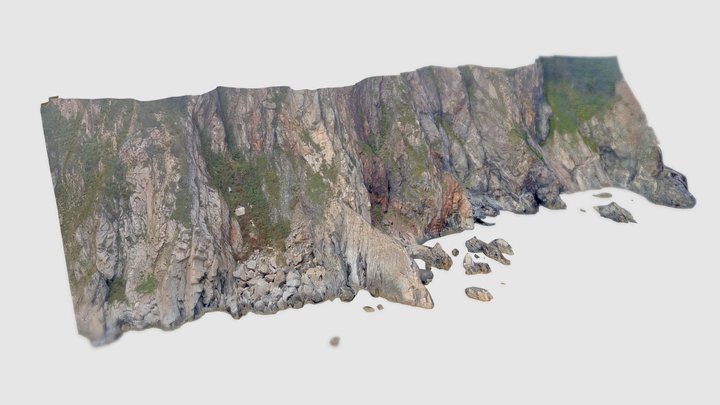 Rocky coast of the Sea of Japan N7 3D Model