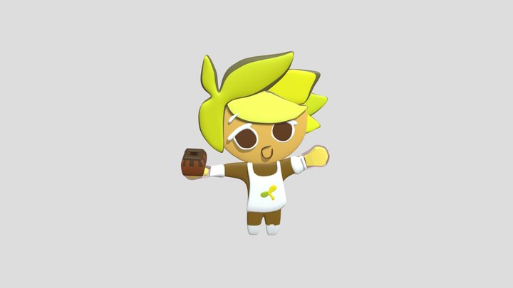 Herb cookie 3D Model