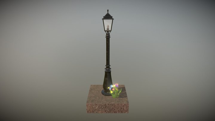 Lamppost - Street Light 3D Model