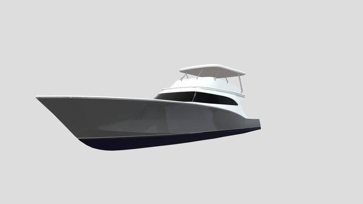 86' Jim Smith Sportfish 3D Model