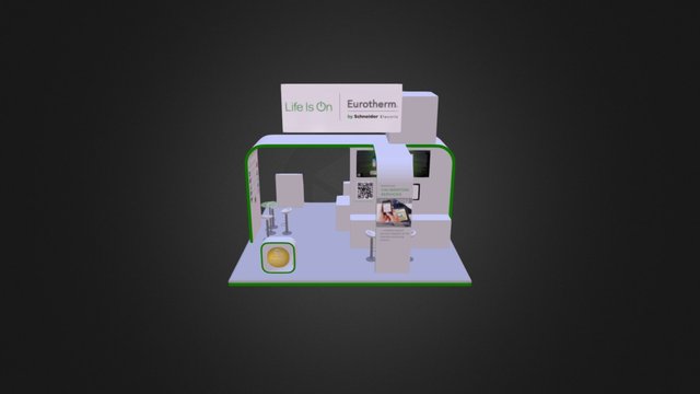 Schneider Electric_Aero Engineering Booth 3D Model