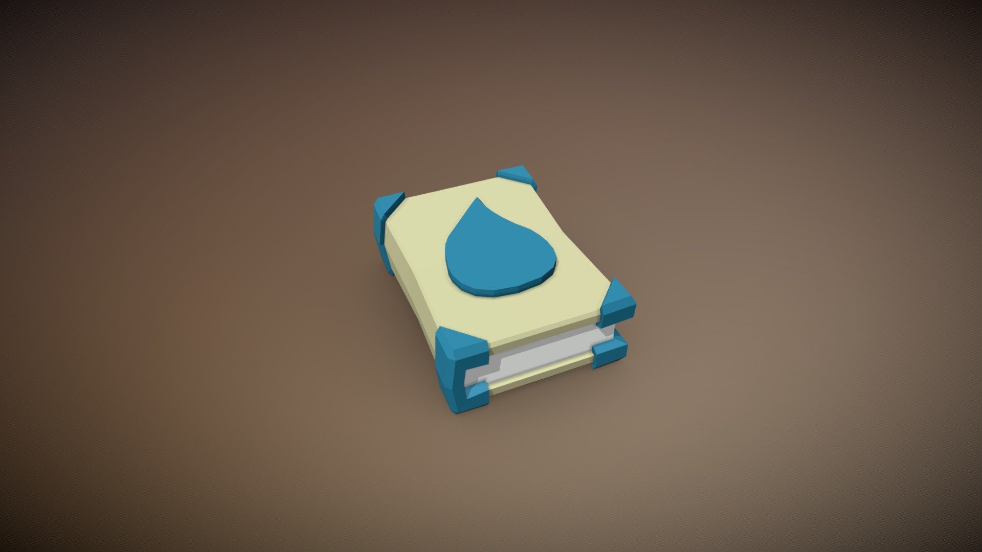 Spell Book - Water - Download Free 3D model by Yecats (@yecats131 ...