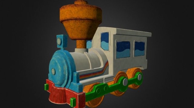 Coco's Train 3D Model